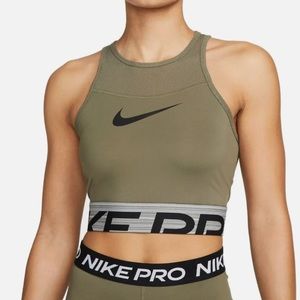 NIKE PRO DRI-FIT GRAPHIC CROPPED TRAINING TANK